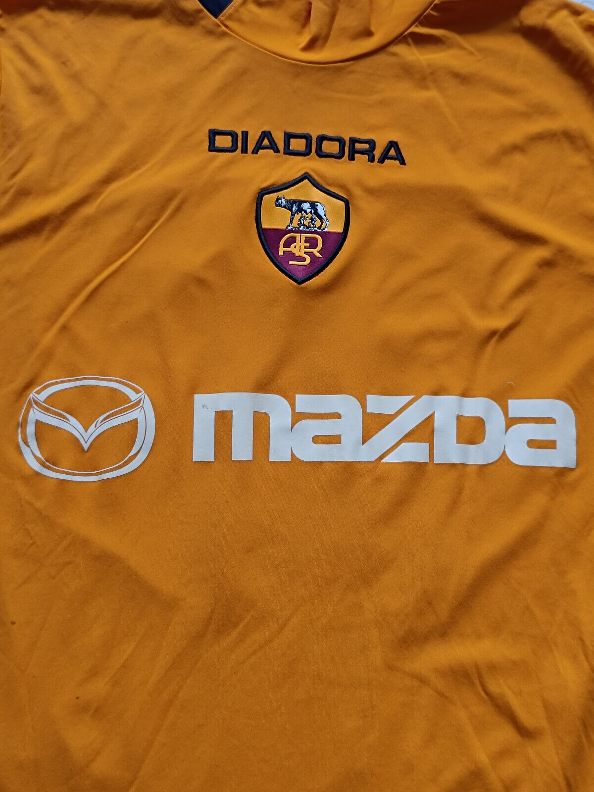 Maglia Calcio AS Roma vintage Totti Jersey shirt 2003 2004 MAZDA Diadora XXL