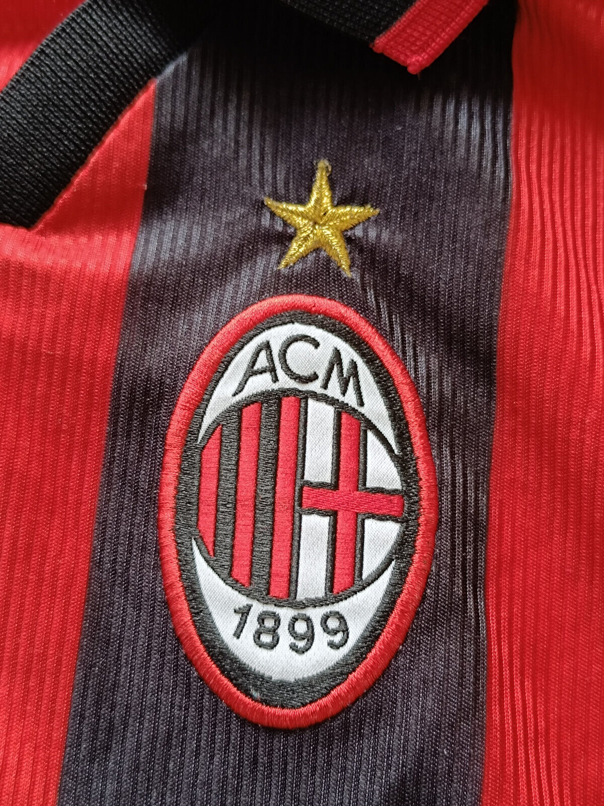 Maglia calcio vintage Maldini shirt AC Milan Opel 1998 1999 Adidas home