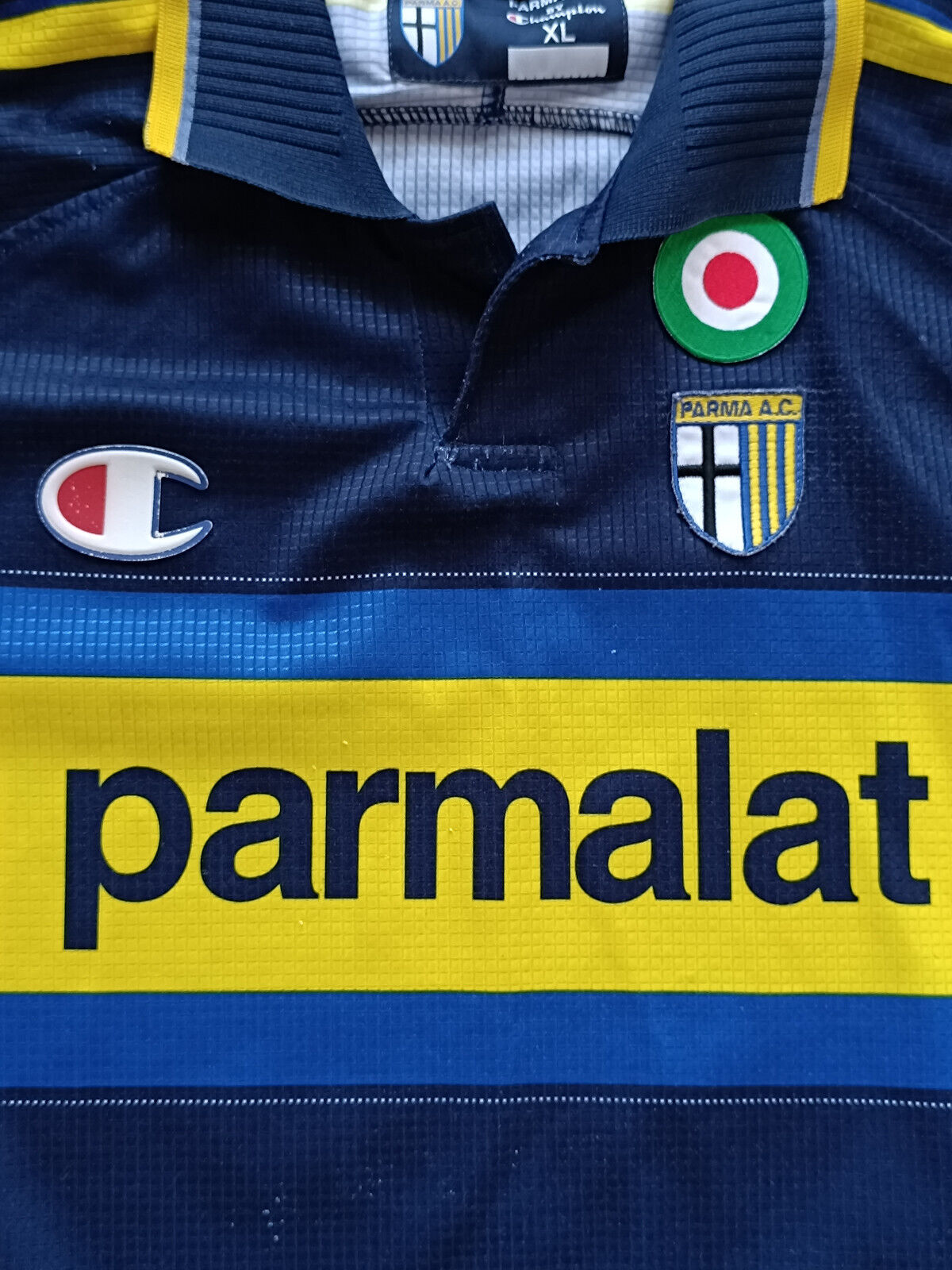 maglia calcio buffon Parma vintage Jersey Goakeeper Puma 1999 2000 Parmalat XL