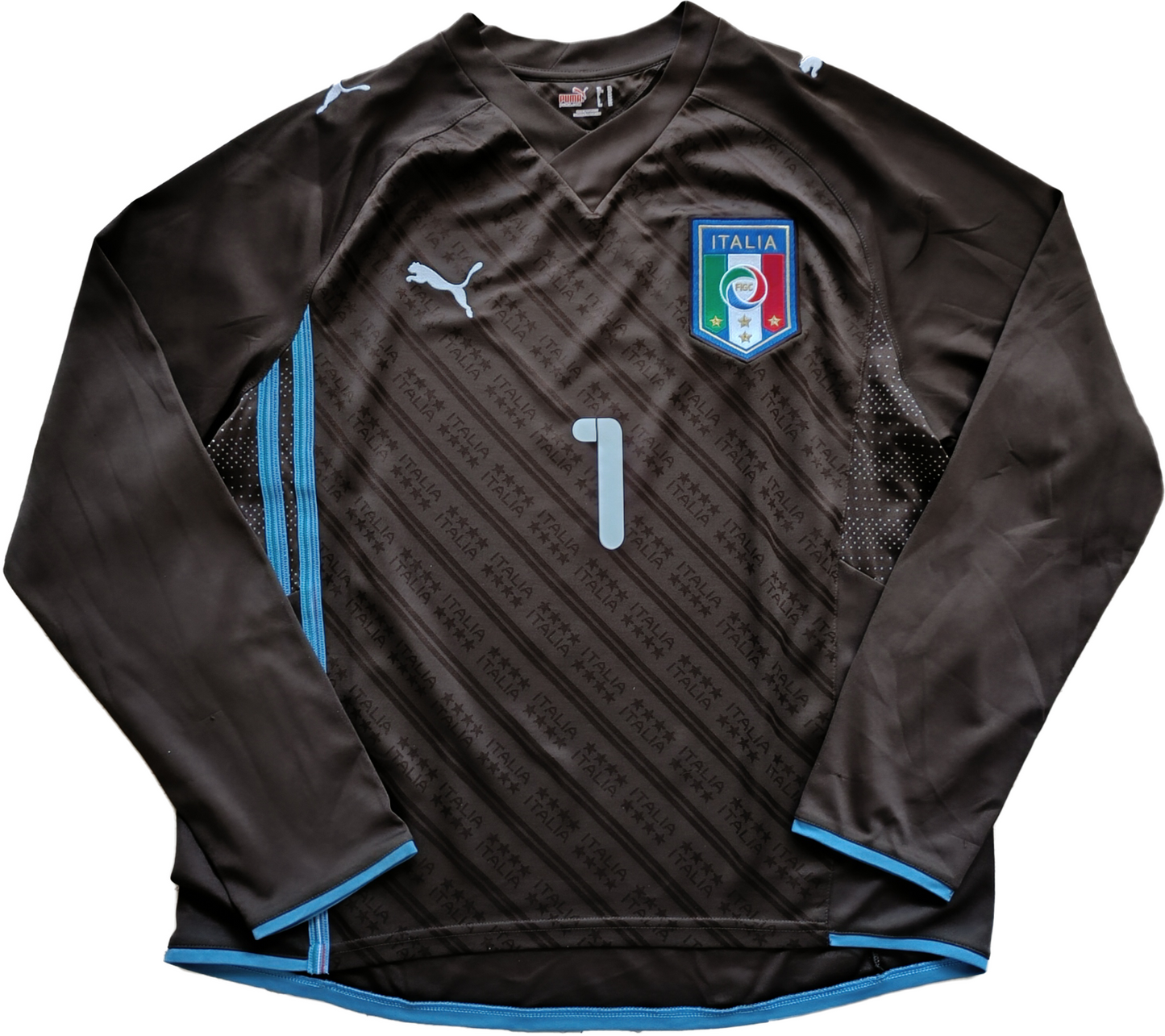 maglia calcio vintage Italia Puma King 2009 Confederations CUP BUFFON Limited