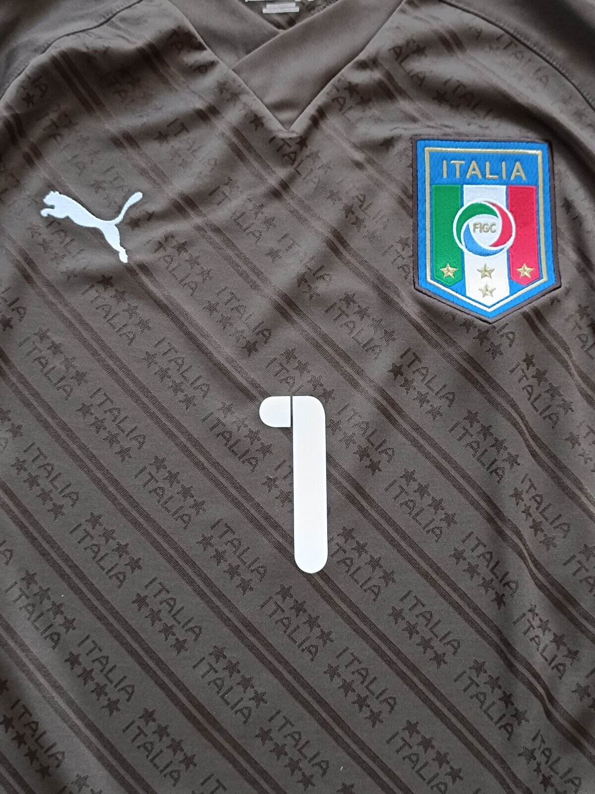 maglia calcio vintage Italia Puma King 2009 Confederations CUP BUFFON Limited