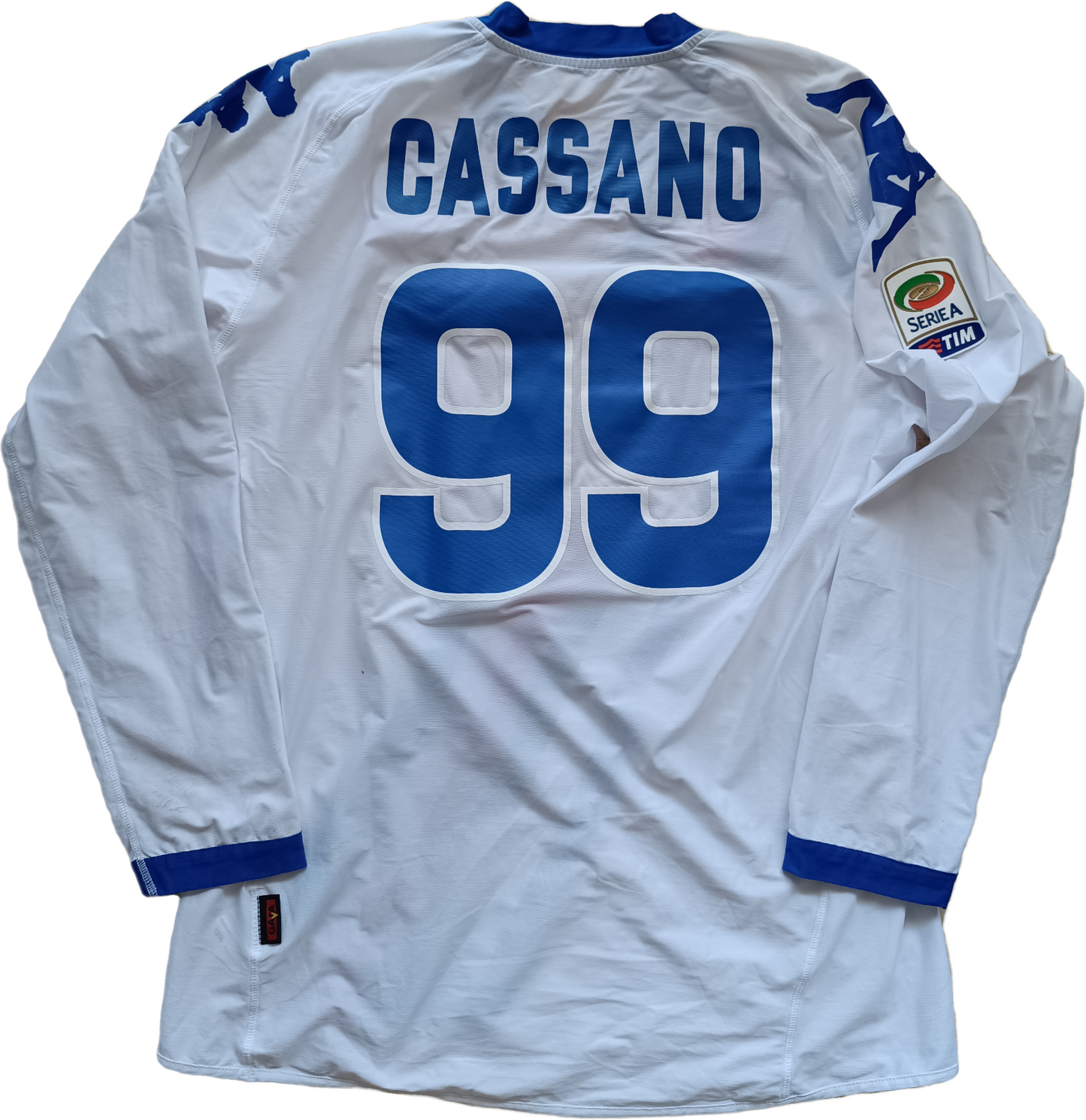 maglia calcio vintage Sampdoria CASSANO player issue 2010 2011 Kappa