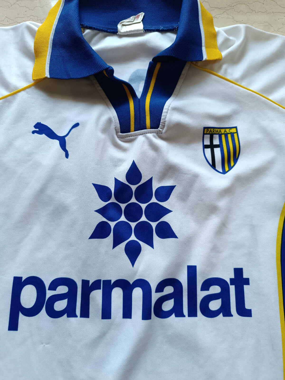 maglia calcio Parma Vintage STANIC Parmalat PUMA 1997 1998 Player gara