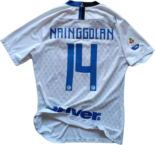 maglia calcio match worn Inter Nainggolan Nike Pirelli 2018-19 SERIE A L