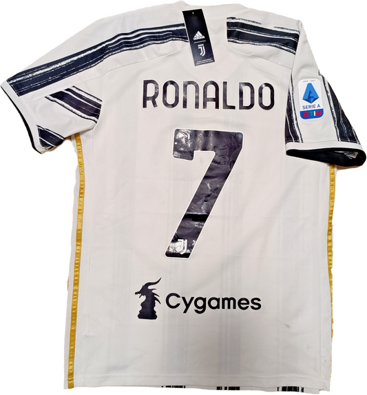 maglia calcio Juventus RONALDO Serie A 2020 2021 Adidas UFFICIALE home