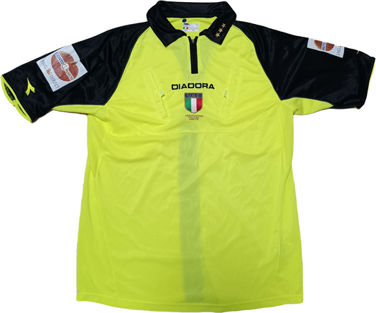 maglia arbitro figc Collina diadora 2004 2005 ultima stagione