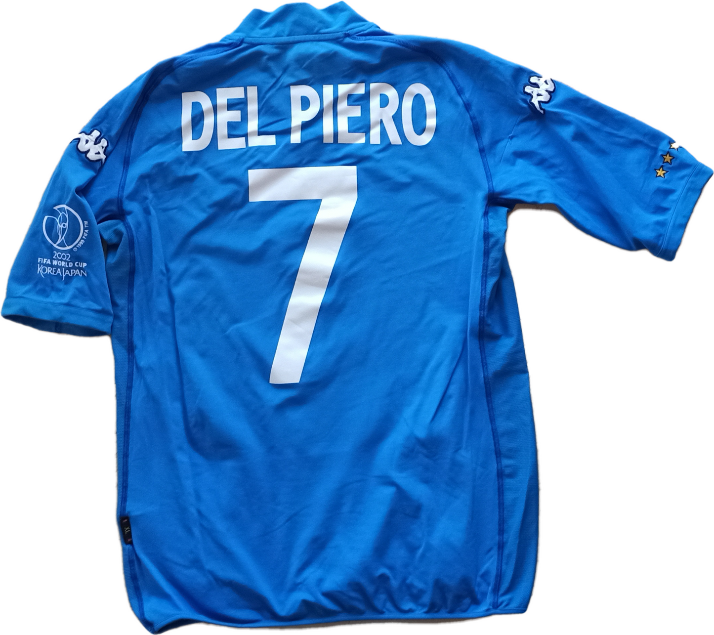 maglia calcio vintage Italia 2002 DEL PIERO World Cup Mondiali Japan Kappa Issue