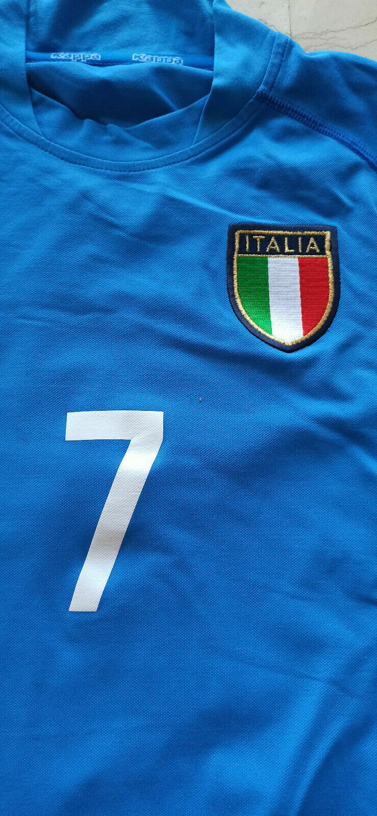 maglia calcio vintage Italia 2002 DEL PIERO World Cup Mondiali Japan Kappa Issue