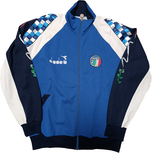 tuta giacca Italia 1990 World Cup felpa Diadora Baggio IP tracksuit track top XL