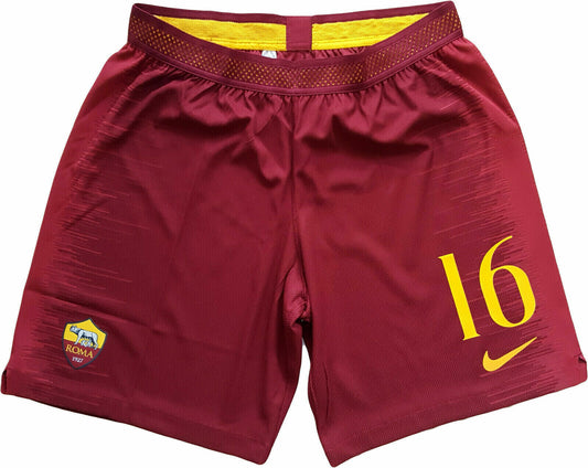 de rossi roma shorts player issue 2018 2019 player issue magazzino Authentic