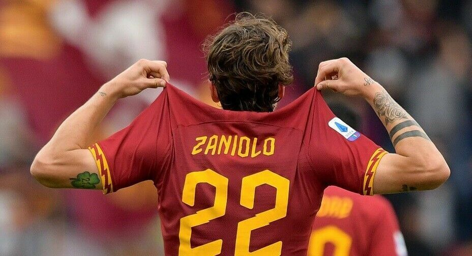 roma worn player issue Zaniolo #22 nike shorts 2018-2019 pantaloncini magazzino