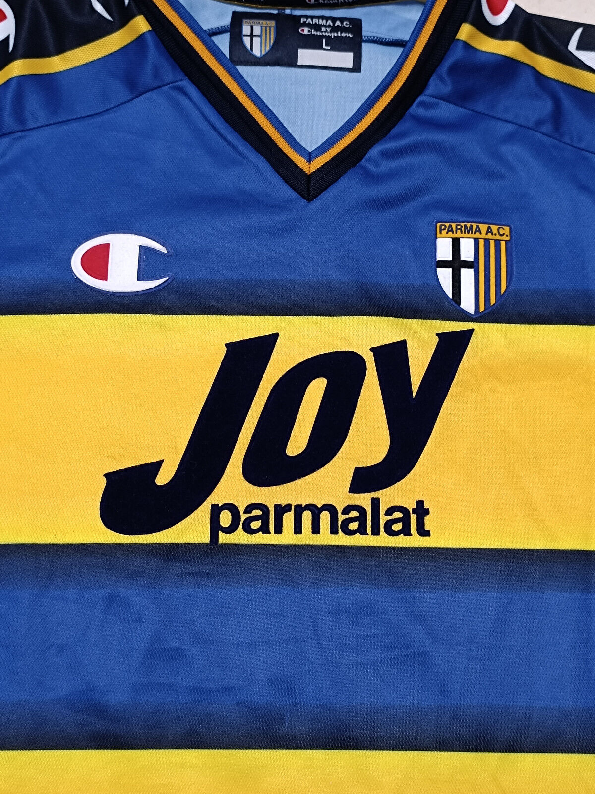 maglia calcio match worn Serie A AC Parma SENSINI Champion Mr Day 2001 2002