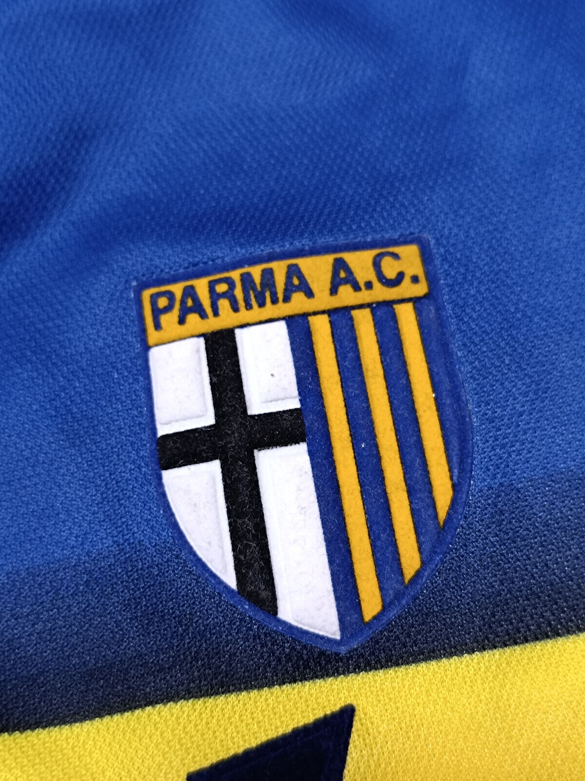 maglia calcio match worn Serie A AC Parma SENSINI Champion Mr Day 2001 2002