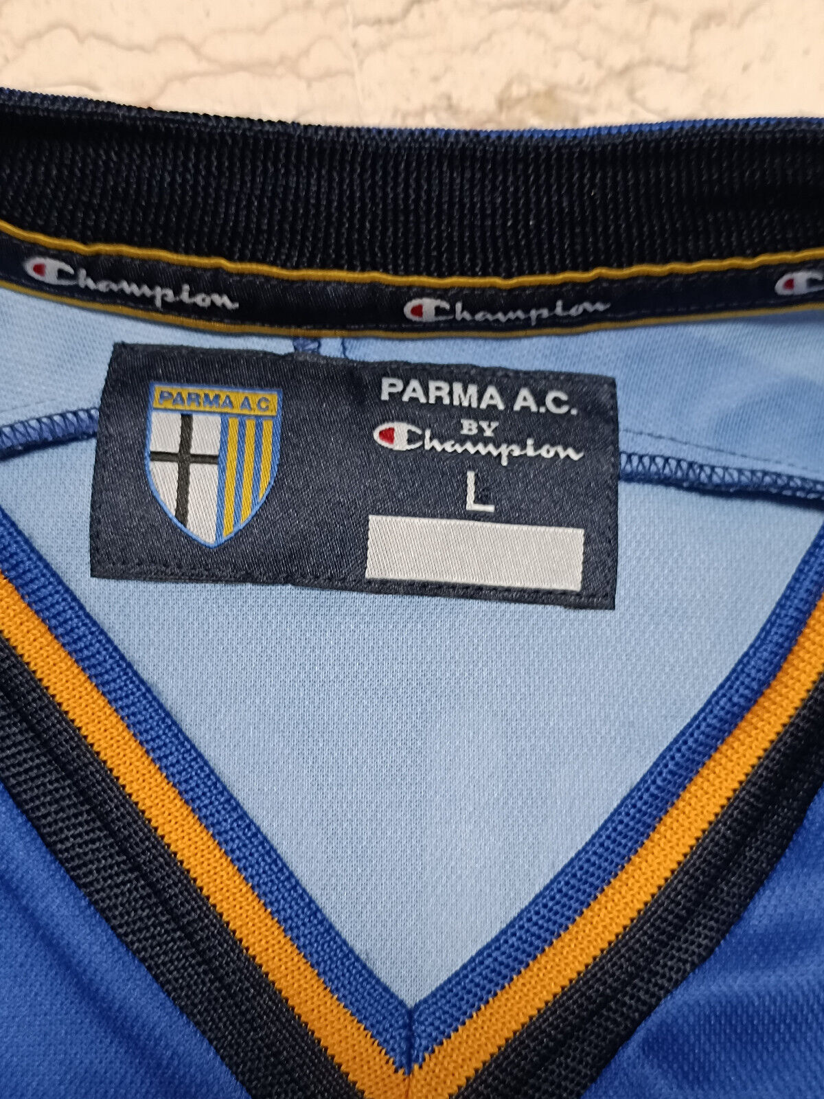 maglia calcio match worn Serie A AC Parma SENSINI Champion Mr Day 2001 2002