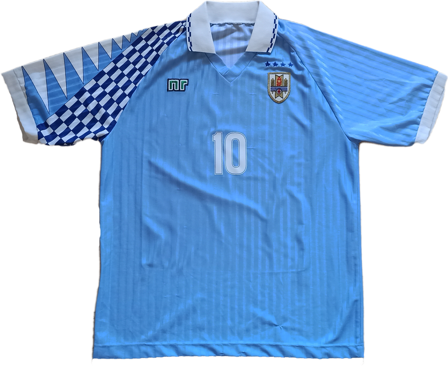 Maglia Uruguay Francescoli NR 1993 1994 Vintage Ennerre home shirt Jersey