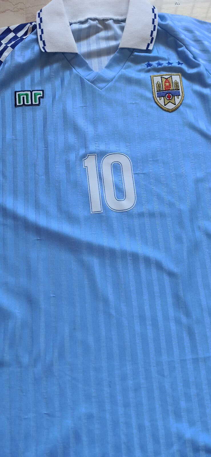 Maglia Uruguay Francescoli NR 1993 1994 Vintage Ennerre home shirt Jersey