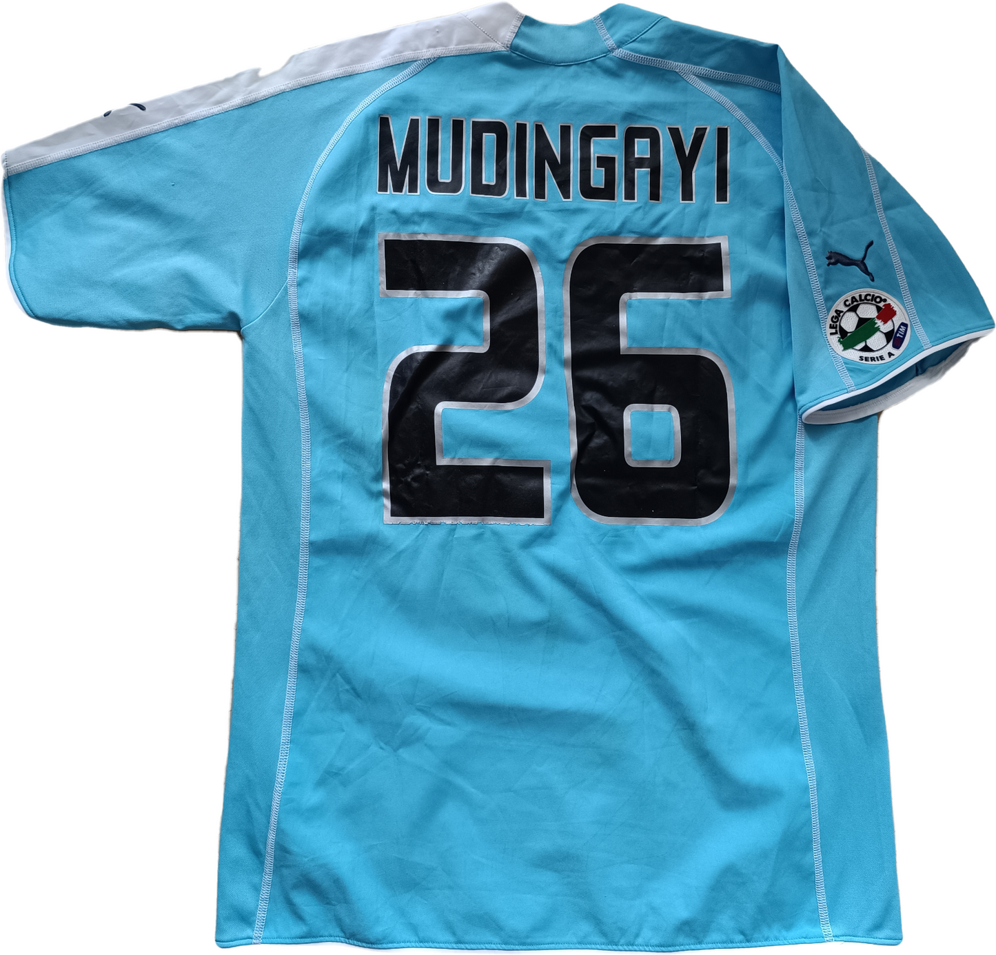 maglia calcio vintage Lazio Mudingayi  2005 2006 Serie A Puma