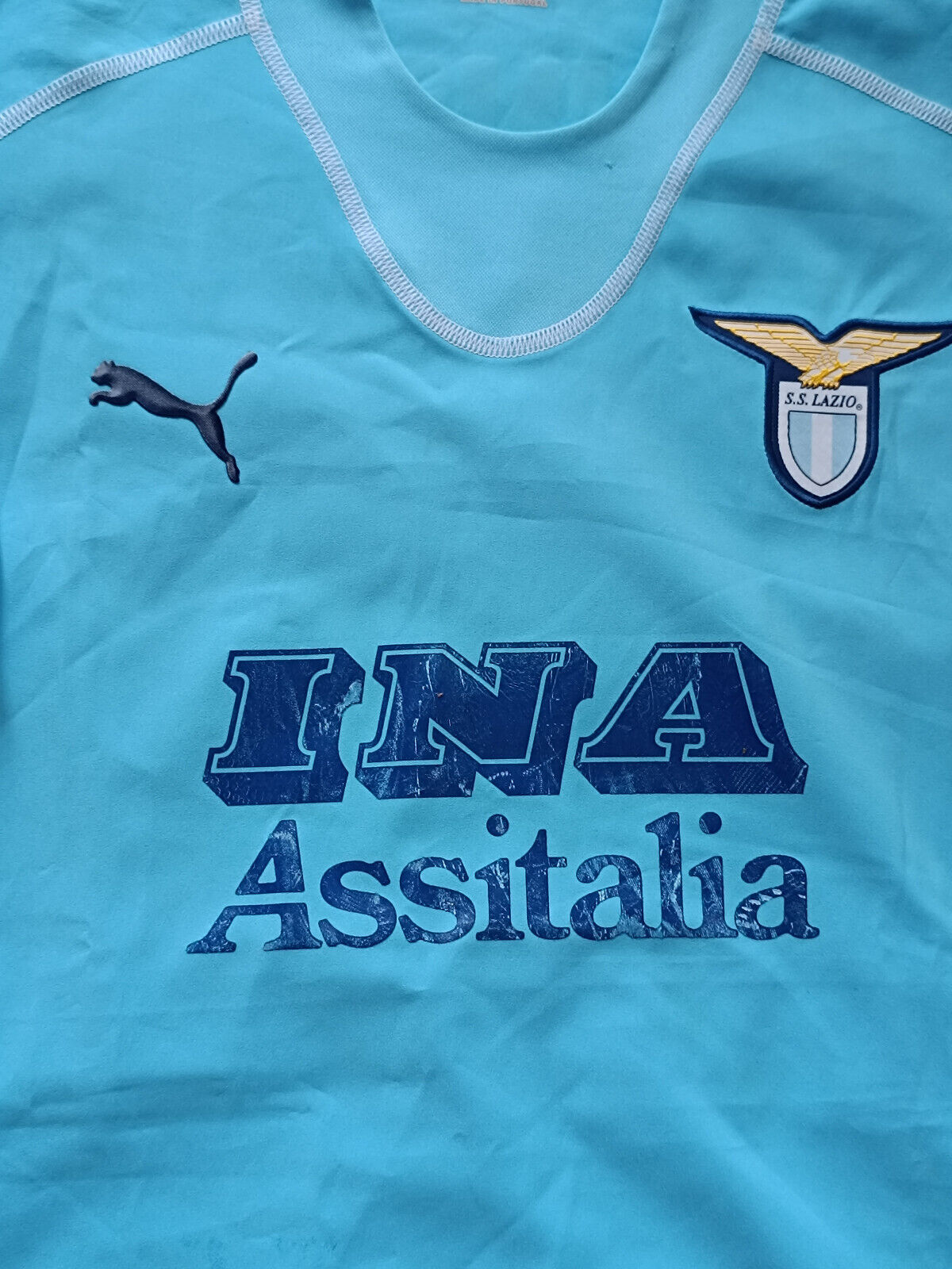 maglia calcio vintage Lazio Mudingayi  2005 2006 Serie A Puma