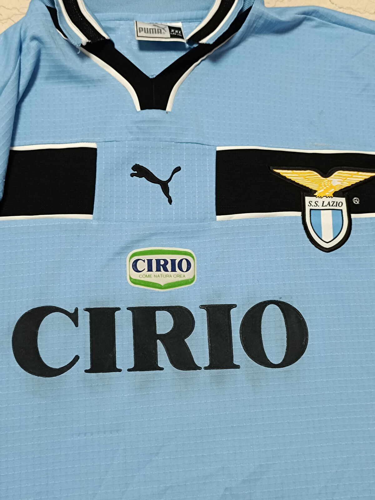 maglia calcio Lazio SALAS vintage home shirt CIRIO home XXL 1998-99