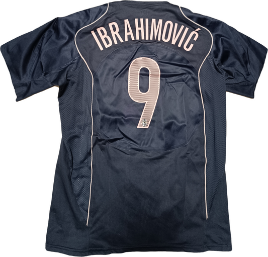 match issue vintage Juventus IBRAHIMOVIC Nike shirt 2004 2005 jersey Sky XL