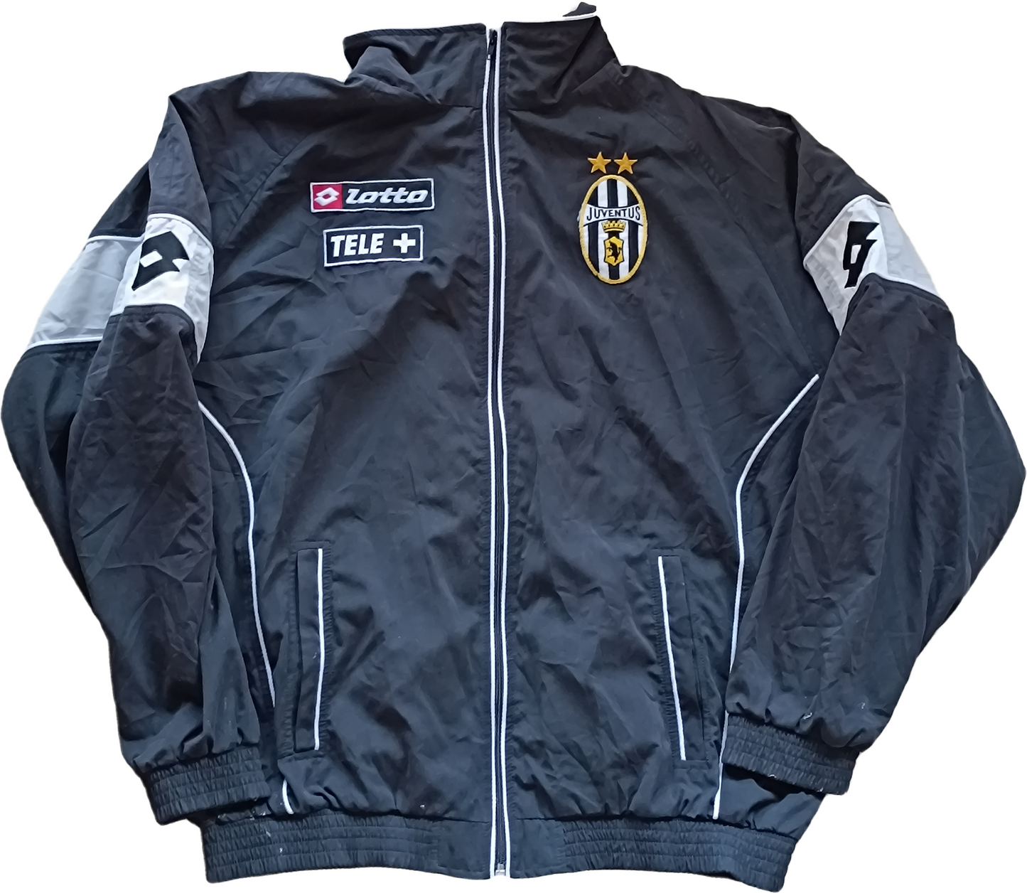 giacca Juventus Calcio Del Piero Lotto Fastweb 2000 2001 scudetto track top