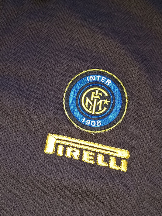 maglia calcio vintage Inter Milan RONALDO BAGGIO 1999 2000 polo training *NEW*