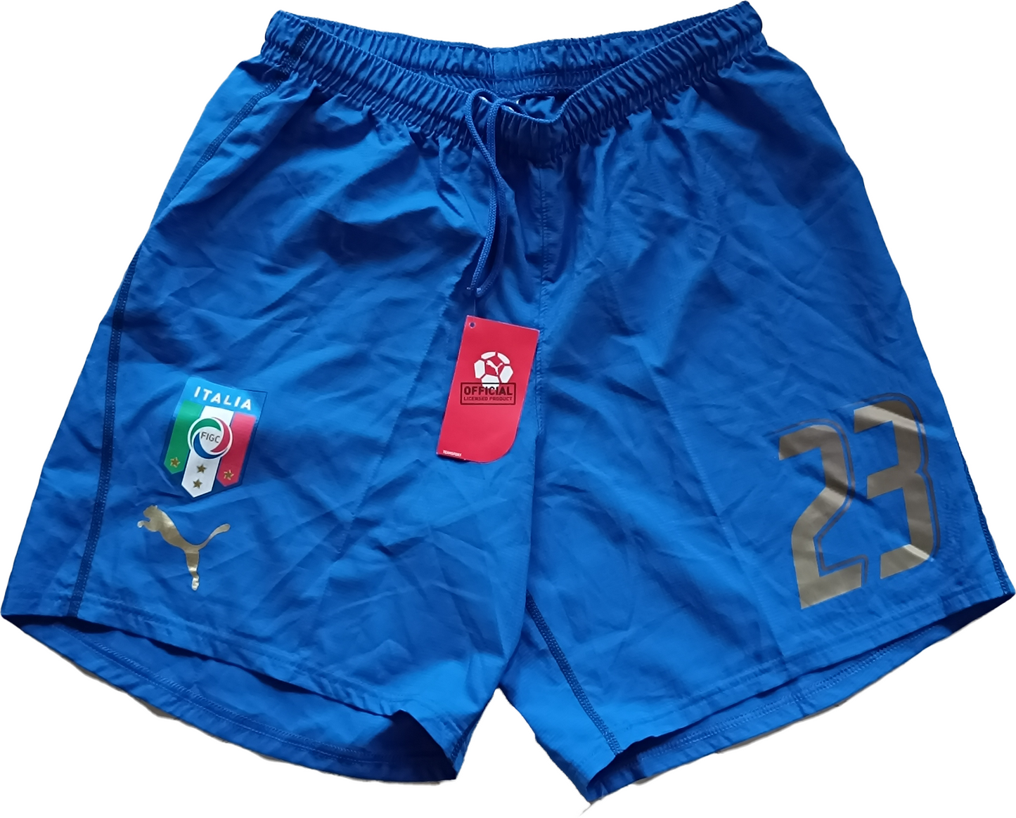 match worn italia puma calcio shorts MATERAZZI mondiali 2006 World Cup