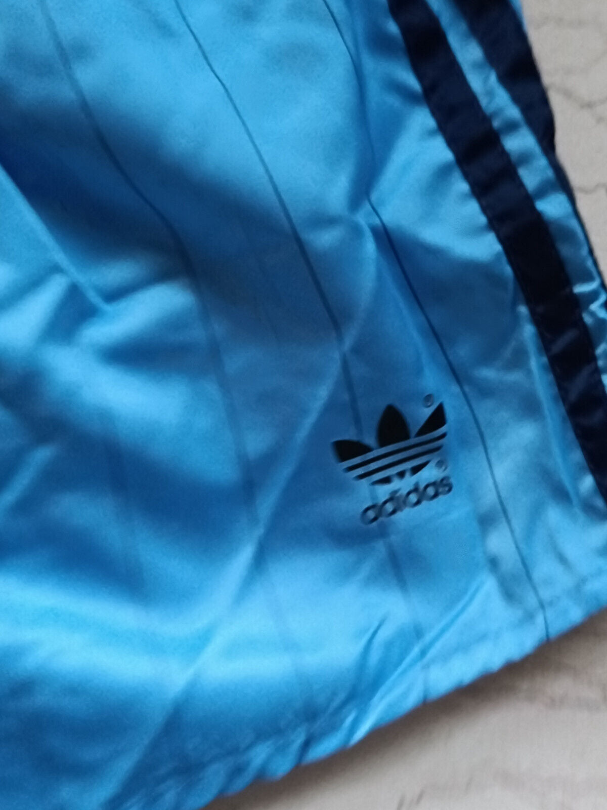 Testo originale ADIDAS D7 Glanz Shiny Nylon *Vintage* Retro Sprinter Racer Boxer