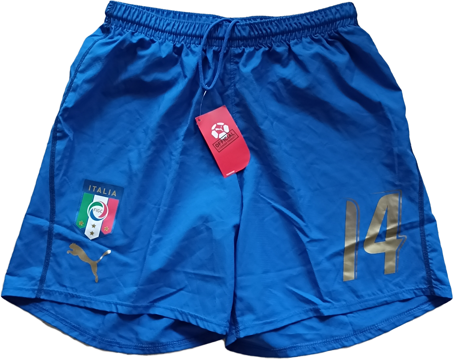 match worn italia puma calcio shorts mondiali 2006 World Cup