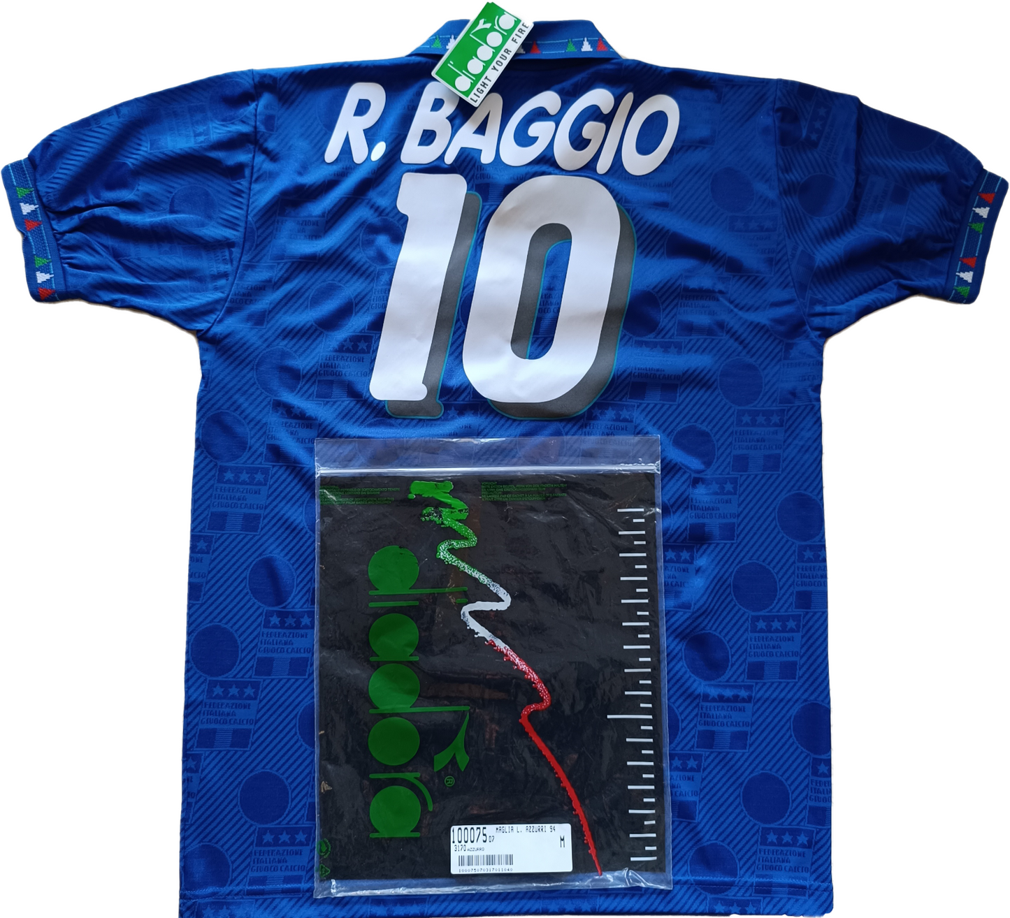 maglia Baggio diadora ITALIA 1994 USA 94 world cup PLAYER made in Italy *NEW* M