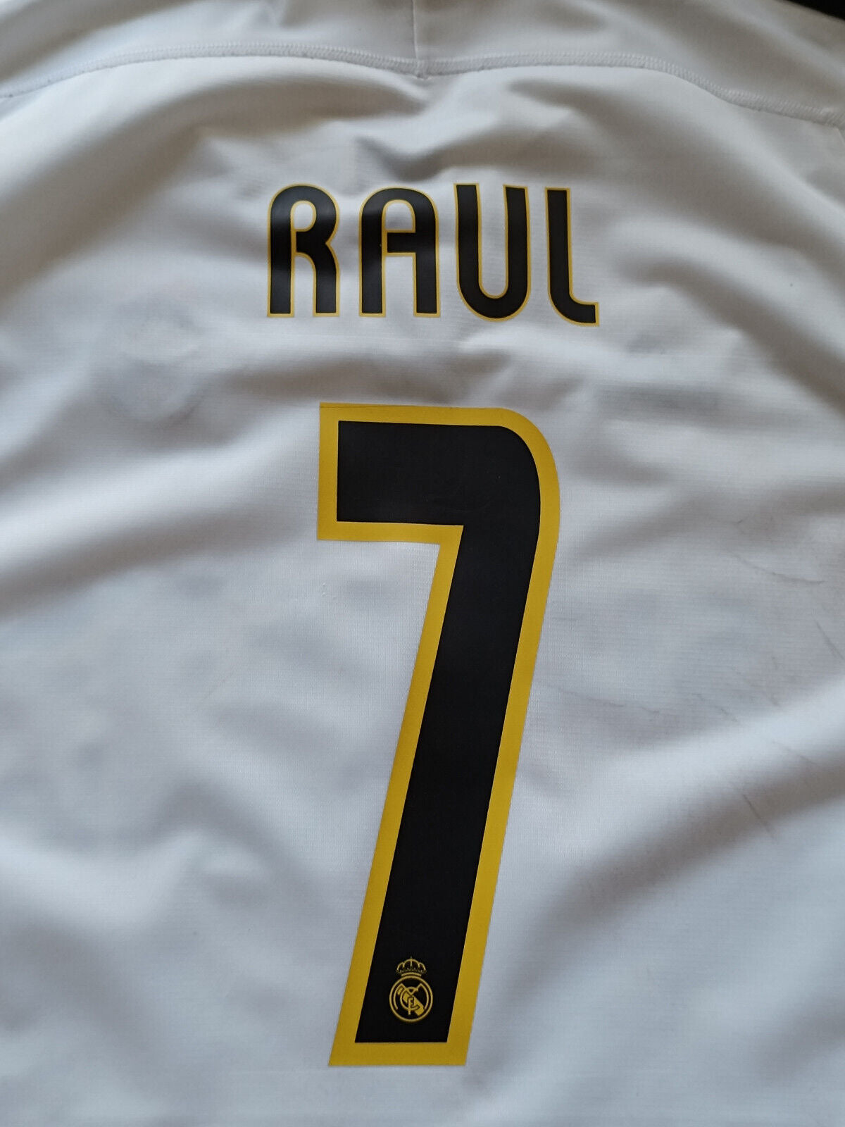 maglia calcio vintage RAUL SIGNED Real Madrid vintage Siemens Mobile 2003-04