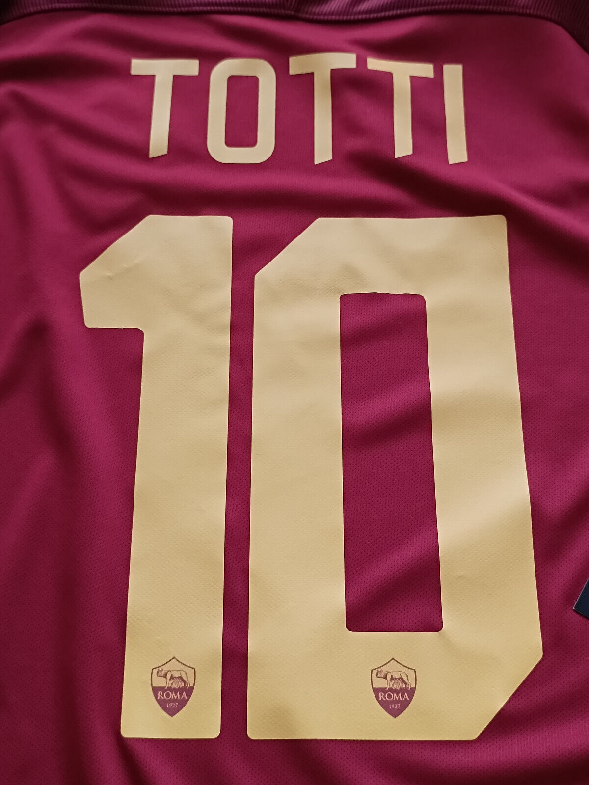 Maglia roma TOTTI NIKE last game 2017 Authentic player M serie A limited edition