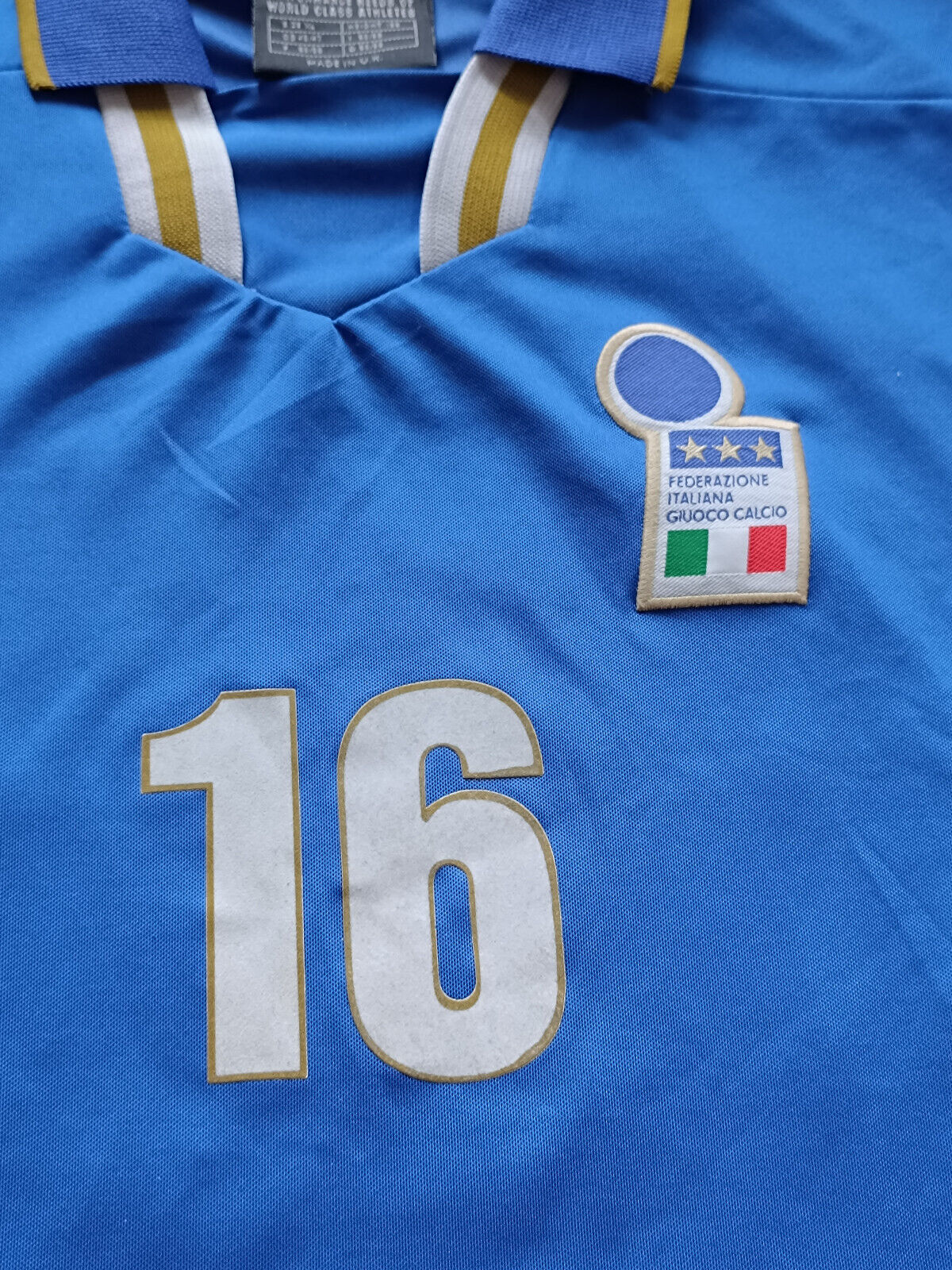 maglia calcio vintage Italia DI MATTEO Nike Euro 1996 home shirt jerse –  greensportvintage