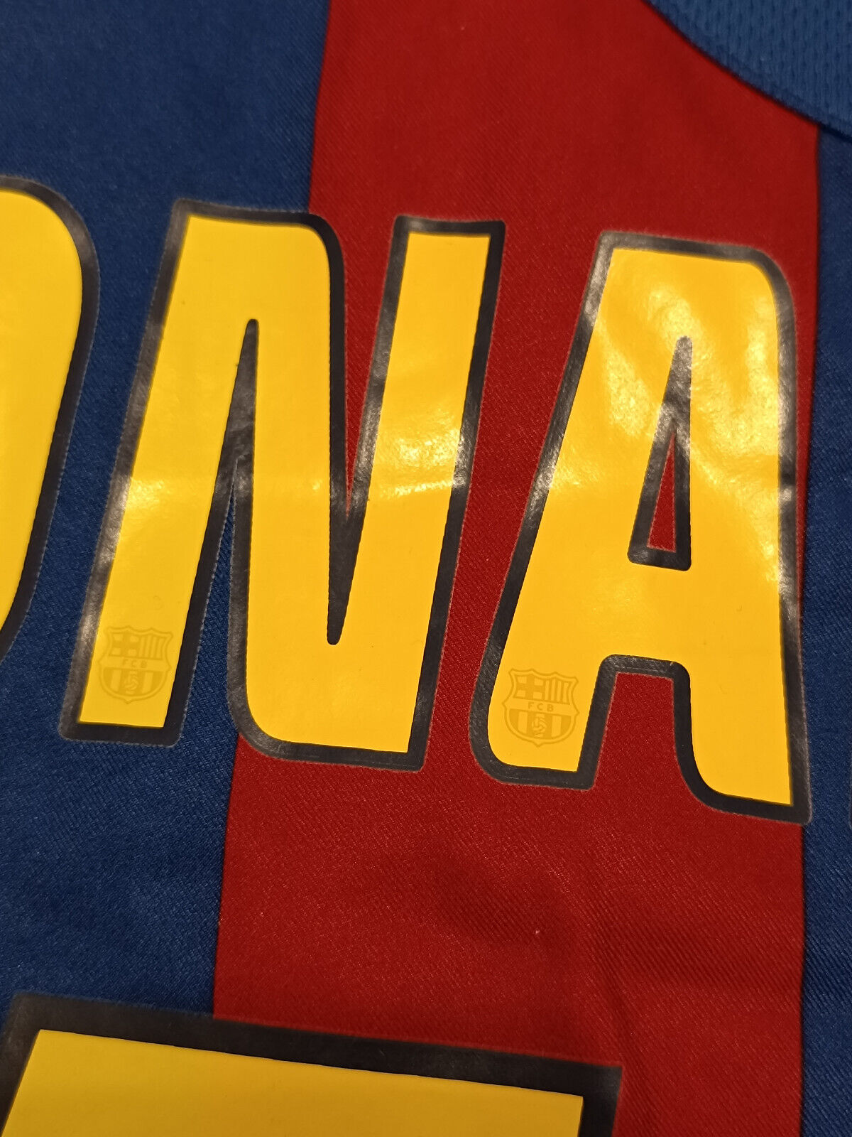 maglia calcio vintage Barcelona Nike Ronaldinho 2005 2006 Home TOTAL 90 Barca