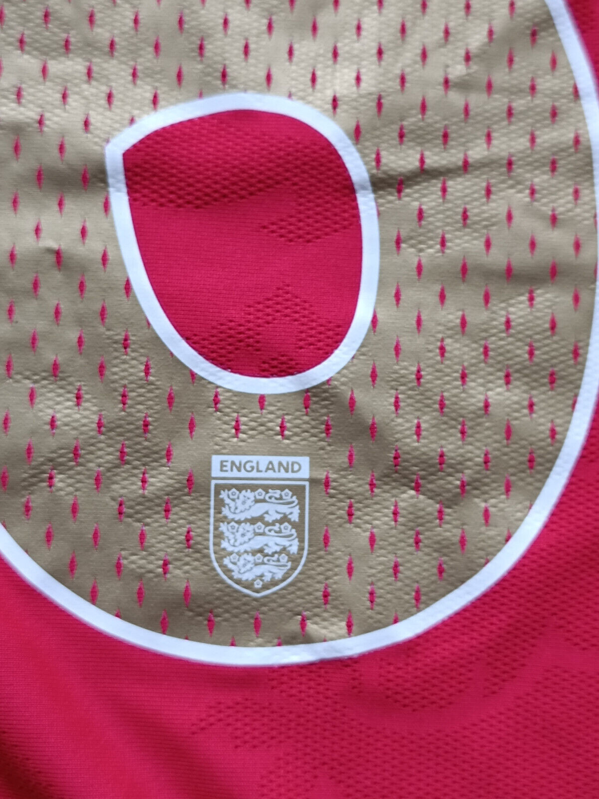 Maglia calcio vintage England Terry Match Issue vs Sweden WC 2006 player stock