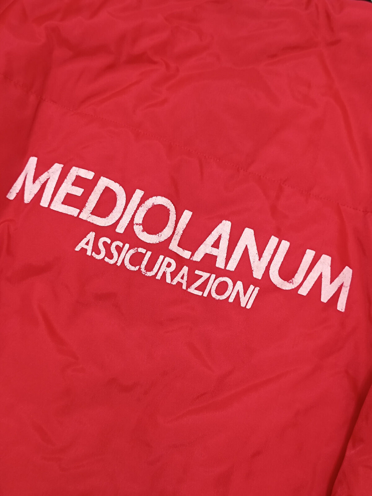 Maglia calcio AC Milan vintage Mediolanum match worn Bench Coat KAPPA GROSSO