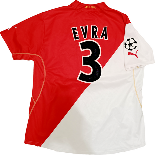 maglia calcio vintage AS MONACO maillot Puma 2002 2003 EVRA UCL FEDCOM XXL