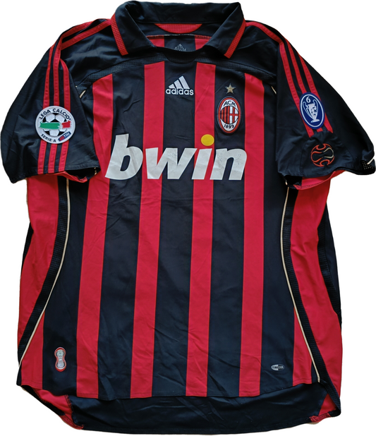 maglia milan Maldini home store version adidas Bwin 2006 2007 Vintage XL