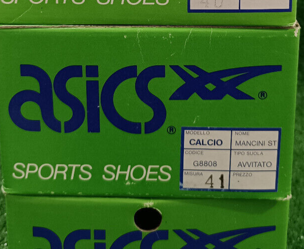 Vintage ASICS Mancini Sampdoria football boots scarpe calcio