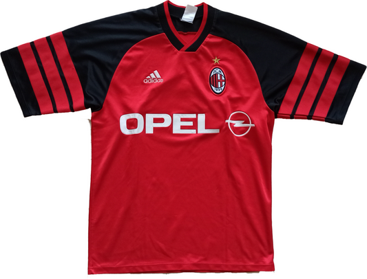 maglia calcio vintage AC Milan training adidas 1999 2000 MALDINI OPEL shirt