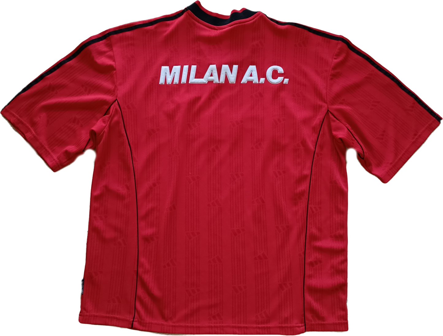 maglia calcio vintage AC Milan training adidas 1999 2000 MALDINI OPEL shirt XL