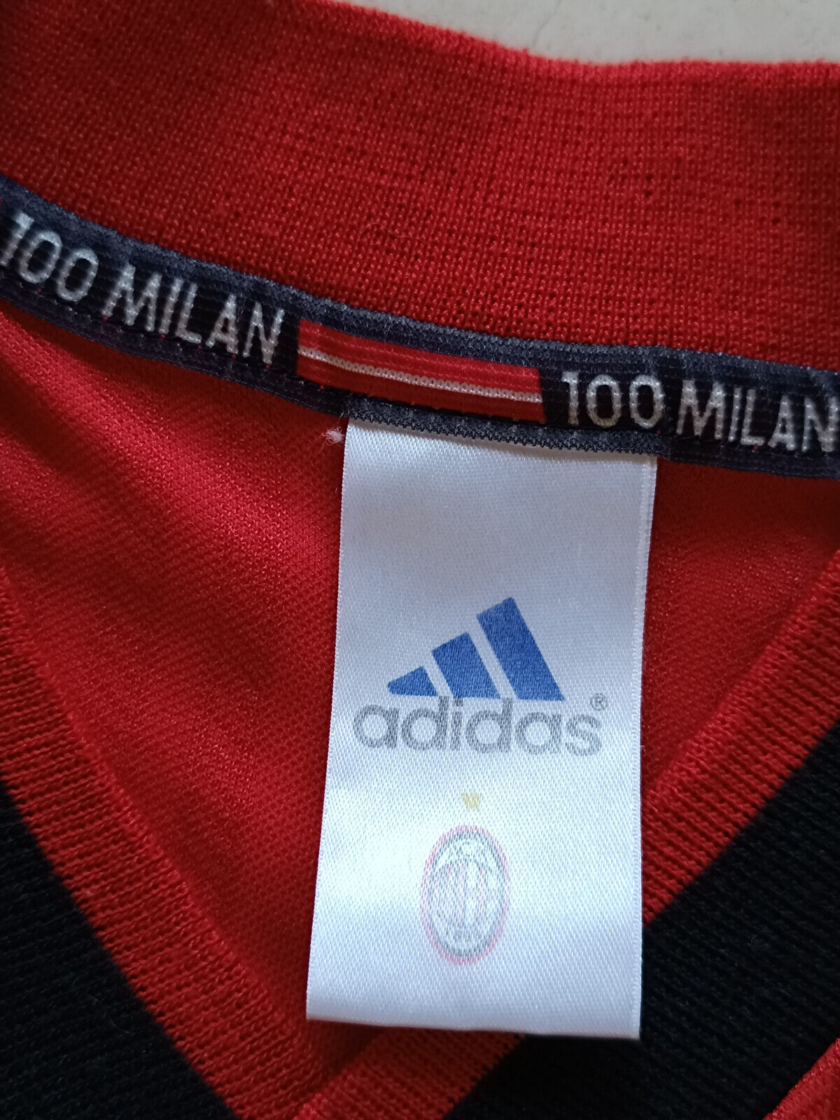 maglia calcio vintage AC Milan training adidas 1999 2000 MALDINI OPEL shirt XL