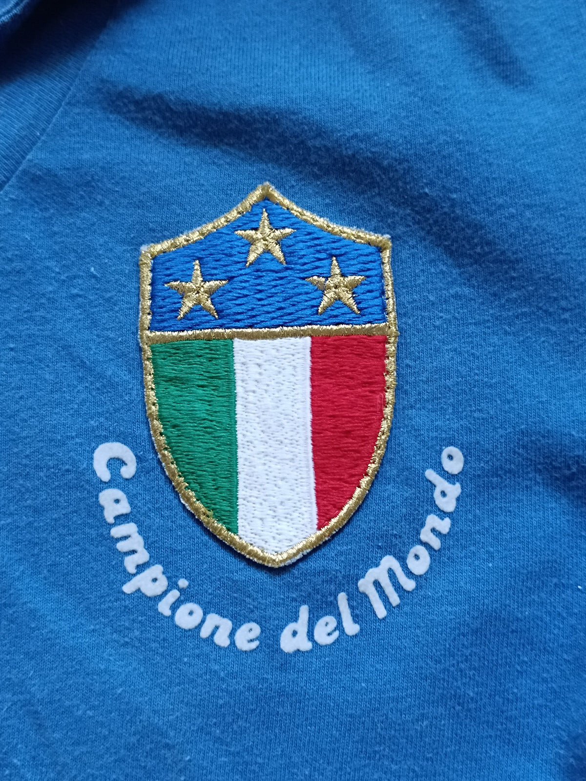 maglia calcio vintage Italia 1982 Le coq Sportif Originale Celebrativa 3 Mundial