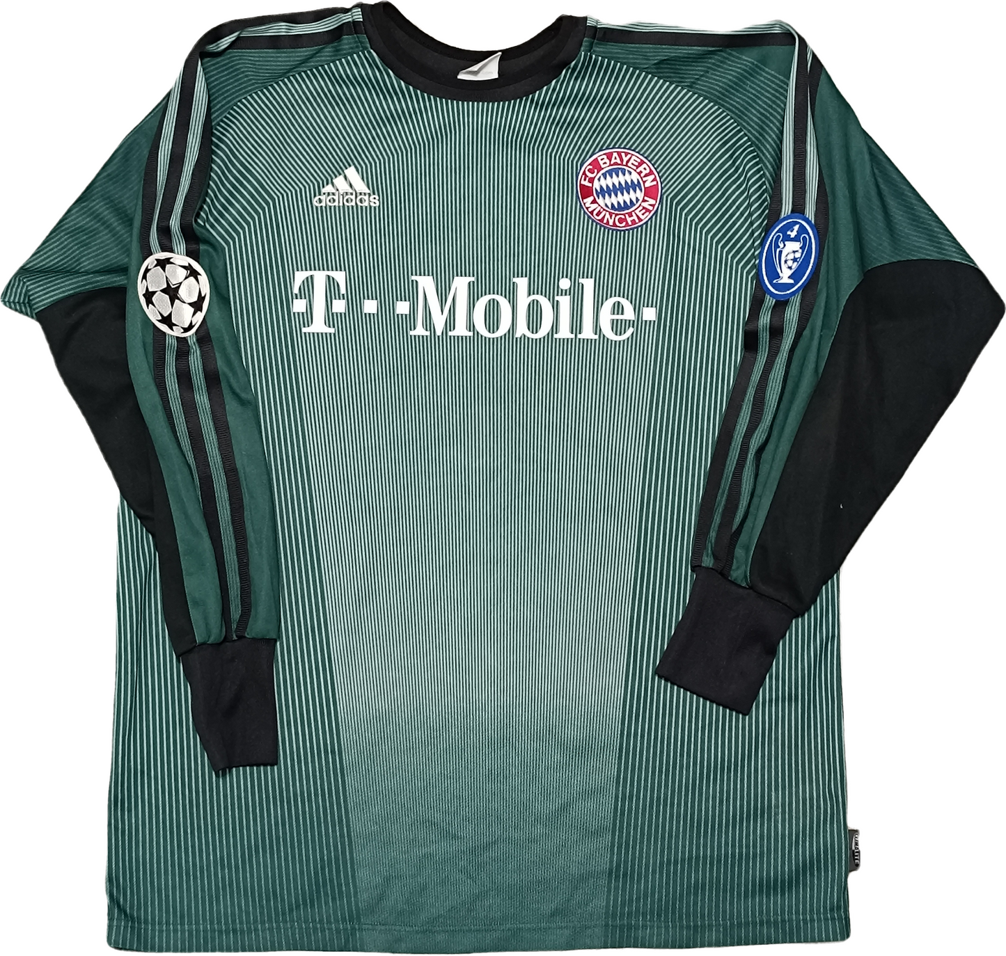 Maglia calcio trikot Bayern Monaco portiere Kahn # 1 jersey goalkeeper shirt M