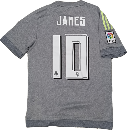 maglia calcio James Rodriguez Real Madrid Fly Emirates 2015 2016 LFP camiseta