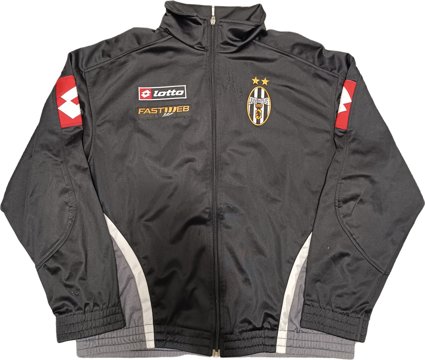 giacca Juventus Calcio Del Piero Lotto Fastweb 2000 2001 scudetto track top