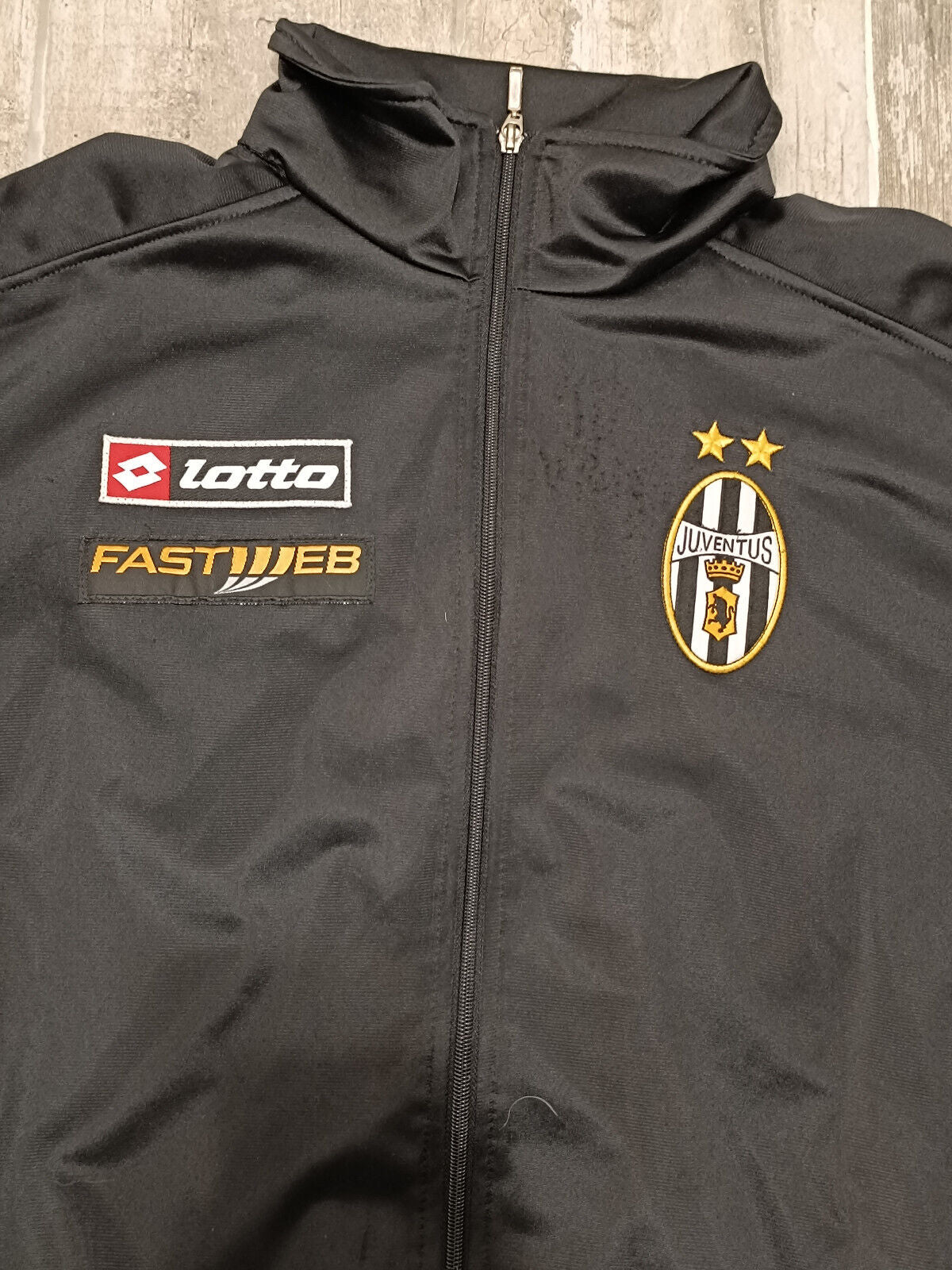 giacca Juventus Calcio Del Piero Lotto Fastweb 2000 2001 scudetto track top