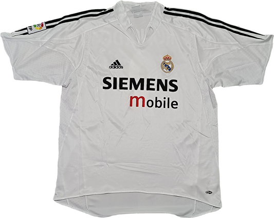 maglia calcio Ronaldo Real Madrid vintage Siemens Mobile 2004 2005 LFP Signed