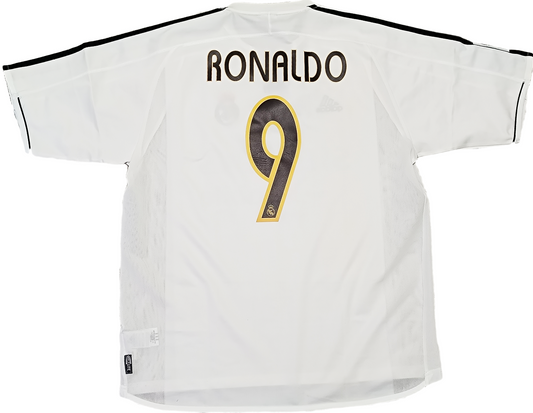 maglia calcio Ronaldo Real Madrid vintage Siemens Mobile 2003 2004 LFP Kit home