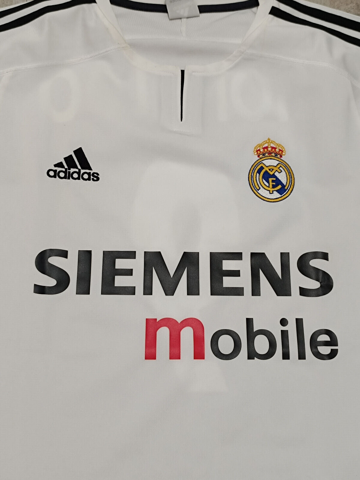 maglia calcio Ronaldo Real Madrid vintage Siemens Mobile 2003 2004 LFP Kit home